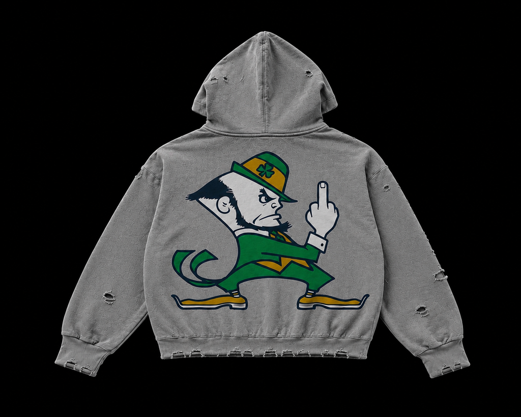Fuck Your Brand University Cropped Women’s Zip-Up Hoodie
