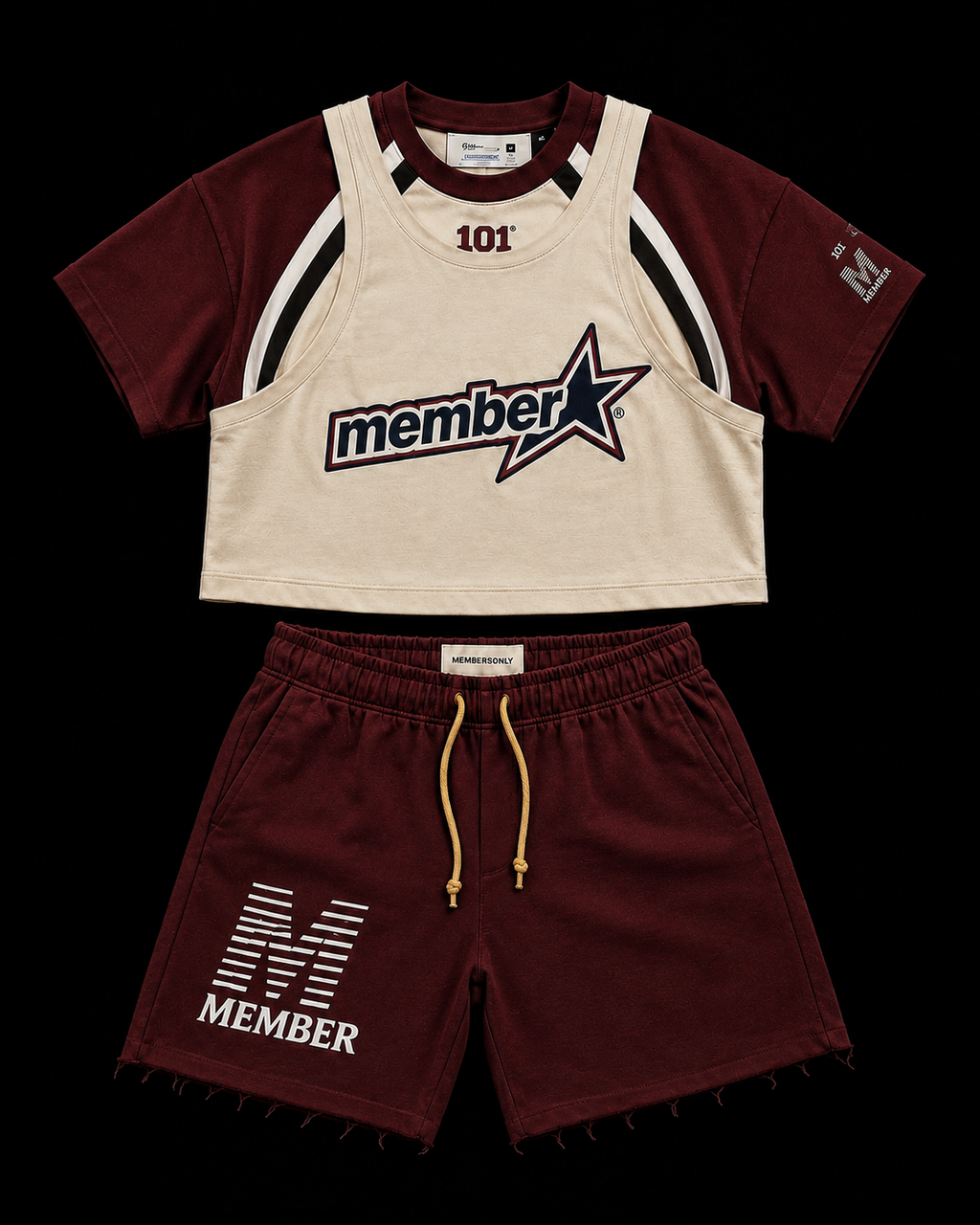 Women’s Collective Member Cropped Jersey Tee / Shorts Set