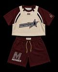 Women’s Collective Member Cropped Jersey Tee / Shorts Set