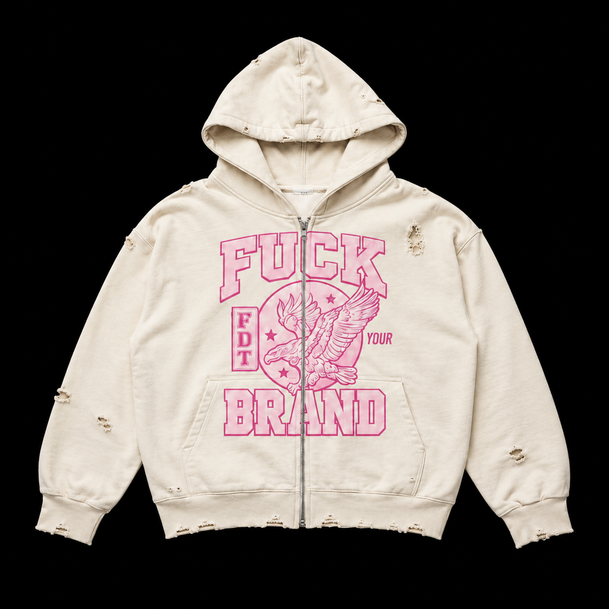 Fuck Your Brand Zip-Up Hoodie