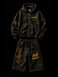 Collective Member Jorts Sweats | Zip - Hoodie Set