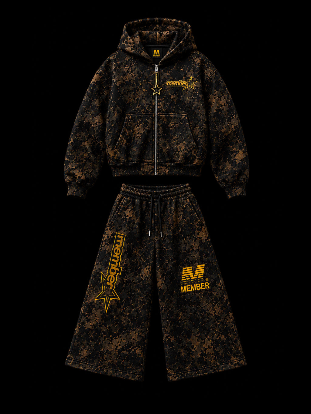 Camo Collective Flare Sweats | Zip - Hoodie Set