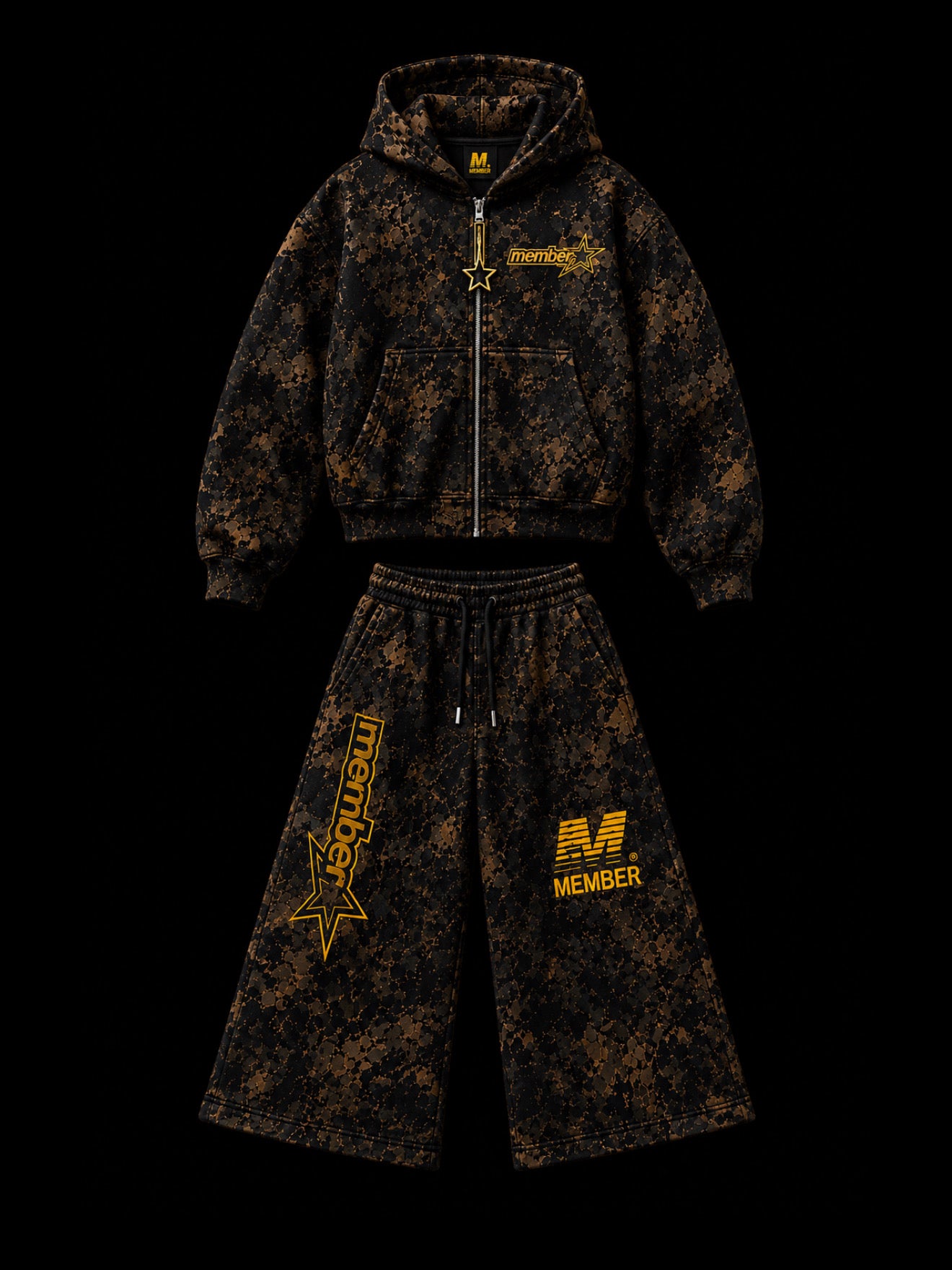 Camo Collective Flare Sweats | Zip - Hoodie Set