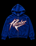 Member Nipsey Blue Zip-Up Hoodie