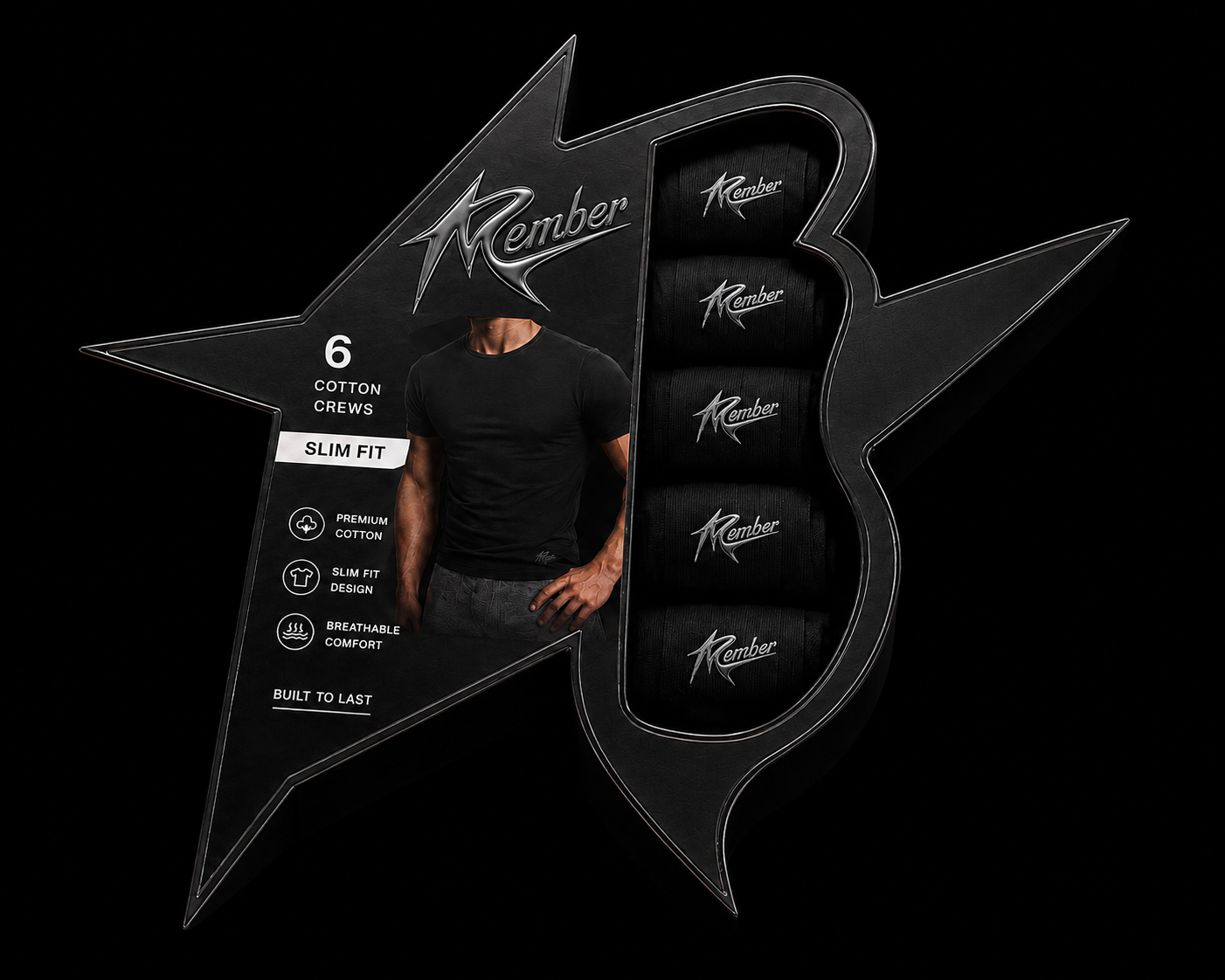 Slim Fit Member 6 Pack Tees [PRE-ORDER]