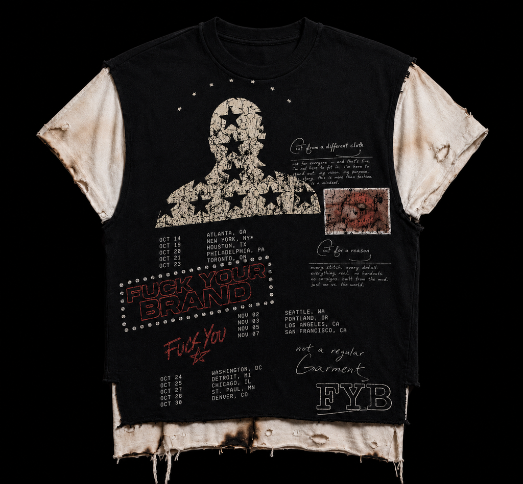 Fuck Your Brand Distressed Tee